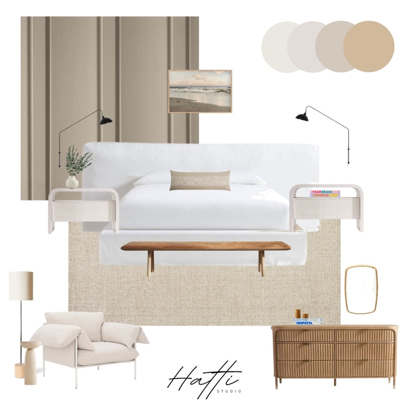 Calm bedroom Mood Board by Hatti Interiors on Style Sourcebook