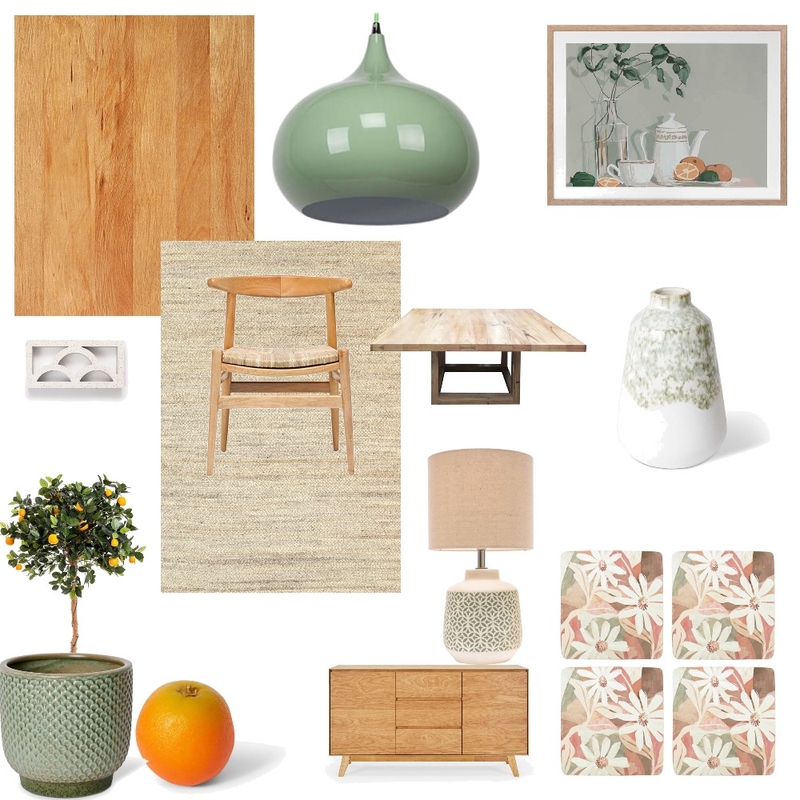 Minimalist Dining Room Mood Board by Land of OS Designs on Style Sourcebook