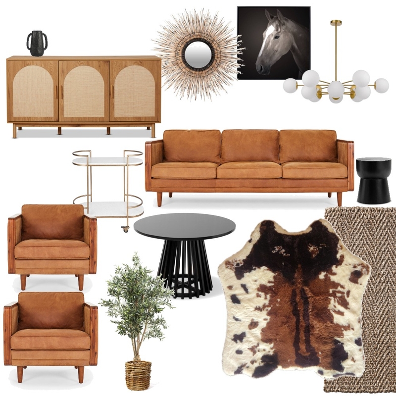 Cowhide Dreams Mood Board by CatsACSS on Style Sourcebook