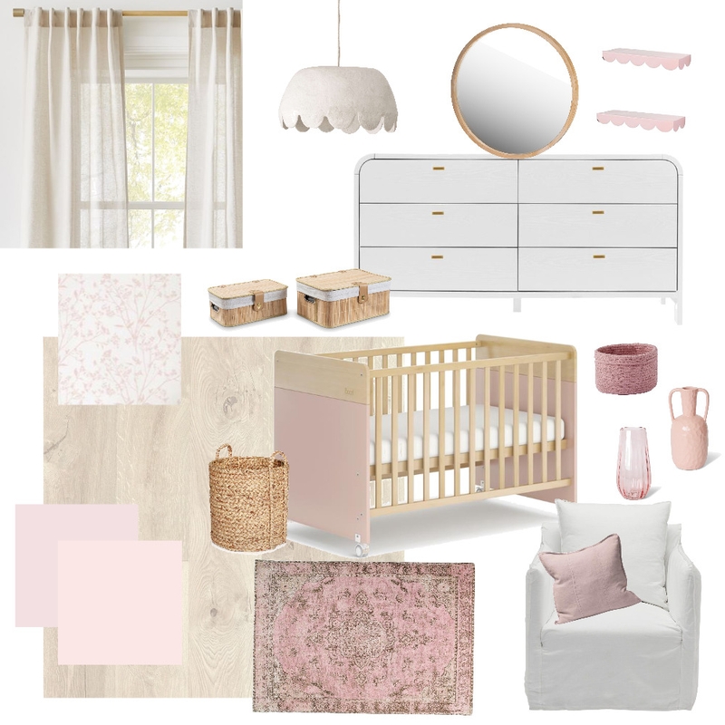 Baby Girl Nursery Mood Board by Mykieduffeck on Style Sourcebook