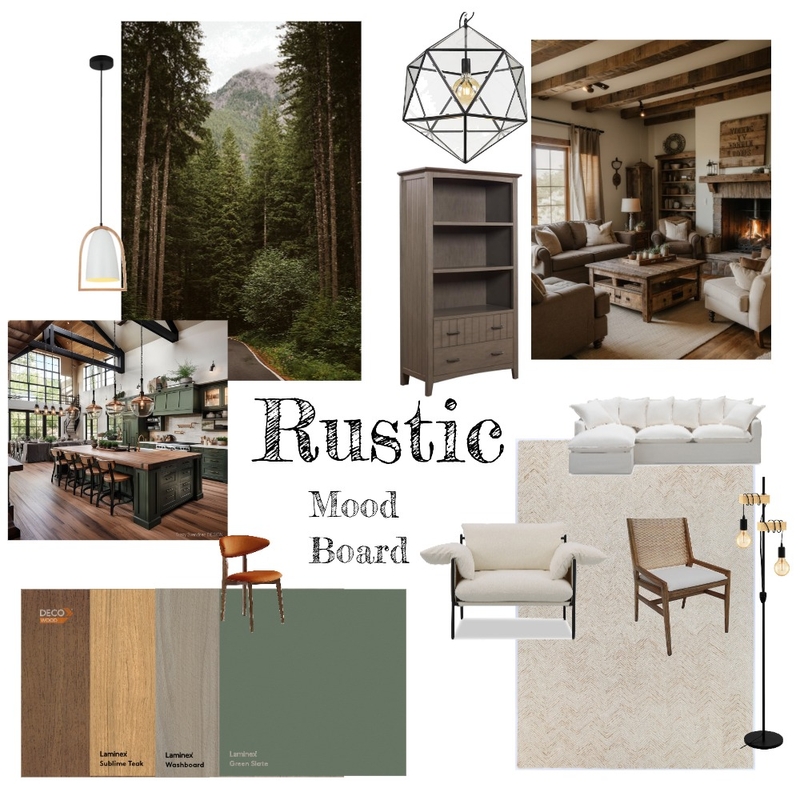 Rustic Mood Board by Aura Interior on Style Sourcebook