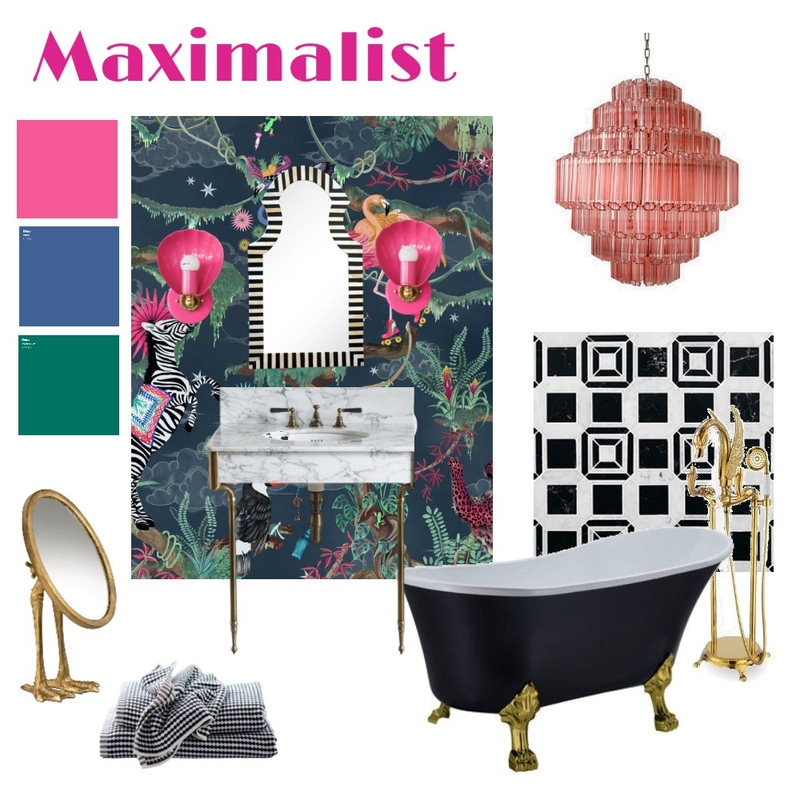 Maximalist Bathroom Mood Board by melissabarnes456@gmail.com on Style Sourcebook