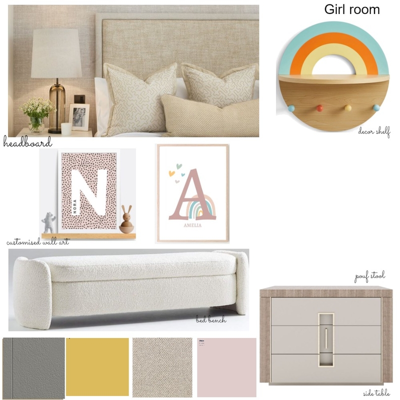 Nnamdi girl room Mood Board by Oeuvre designs on Style Sourcebook