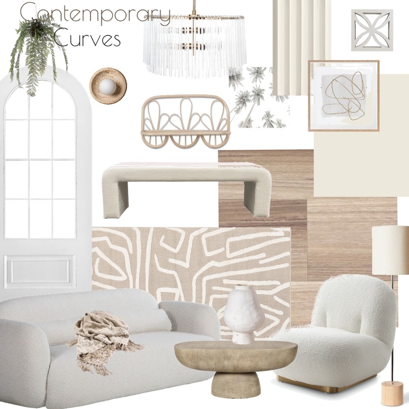 Contemporary Curves Mood Board by colleenjthomas on Style Sourcebook