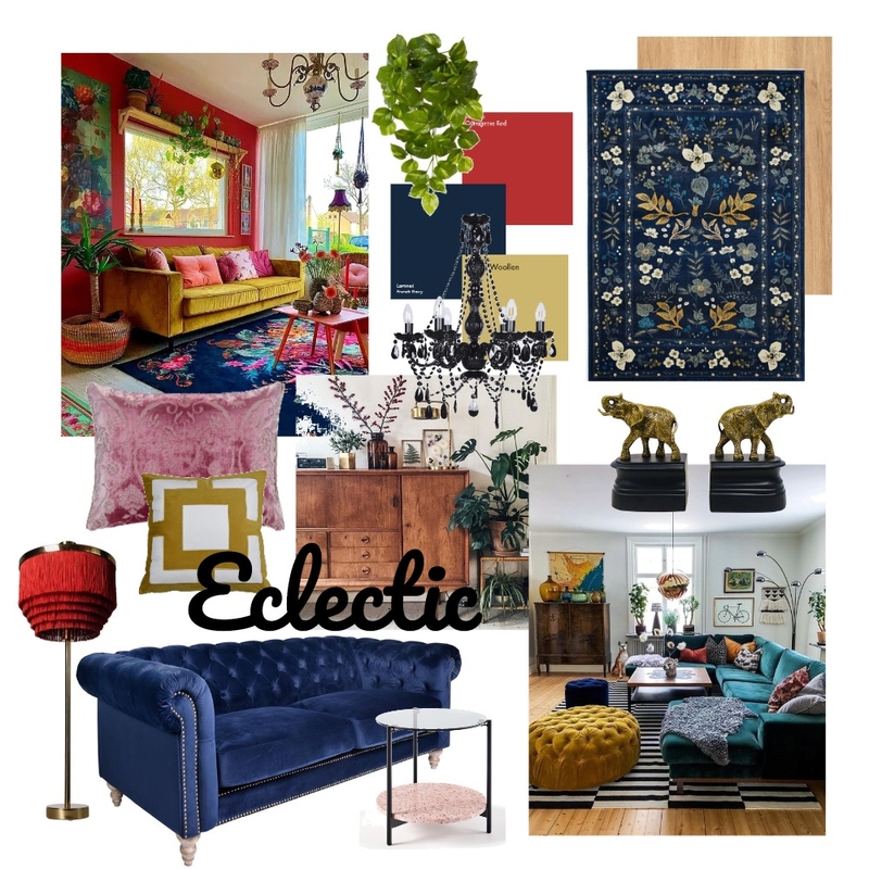 Eclectic Moodboard Mood Board by Sandy Benbow on Style Sourcebook