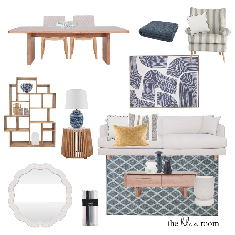 the blue room Mood Board by adellewoods on Style Sourcebook