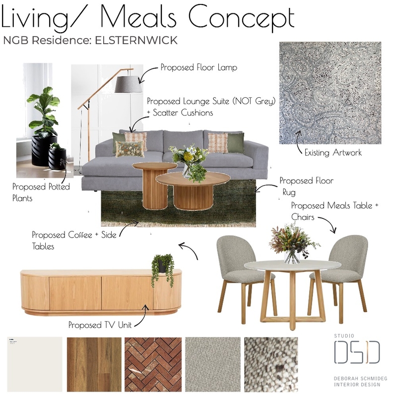 NGB Residence Meals/ Living Mood Board by Debschmideg on Style Sourcebook