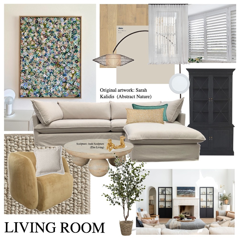 Module 9 - Living Room Mood Board by mdystone on Style Sourcebook