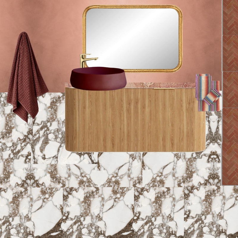 Bath - Marble + Pottery + Rust Mood Board by dl2407 on Style Sourcebook