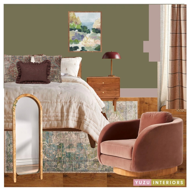 Rich Bedroom Tones Mood Board by Yuzu Interiors on Style Sourcebook