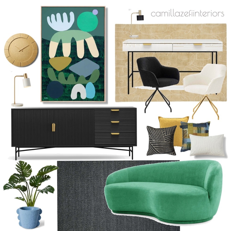 LIFE INTERIORS STUDY Mood Board by Camilla Zefi Interiors on Style Sourcebook