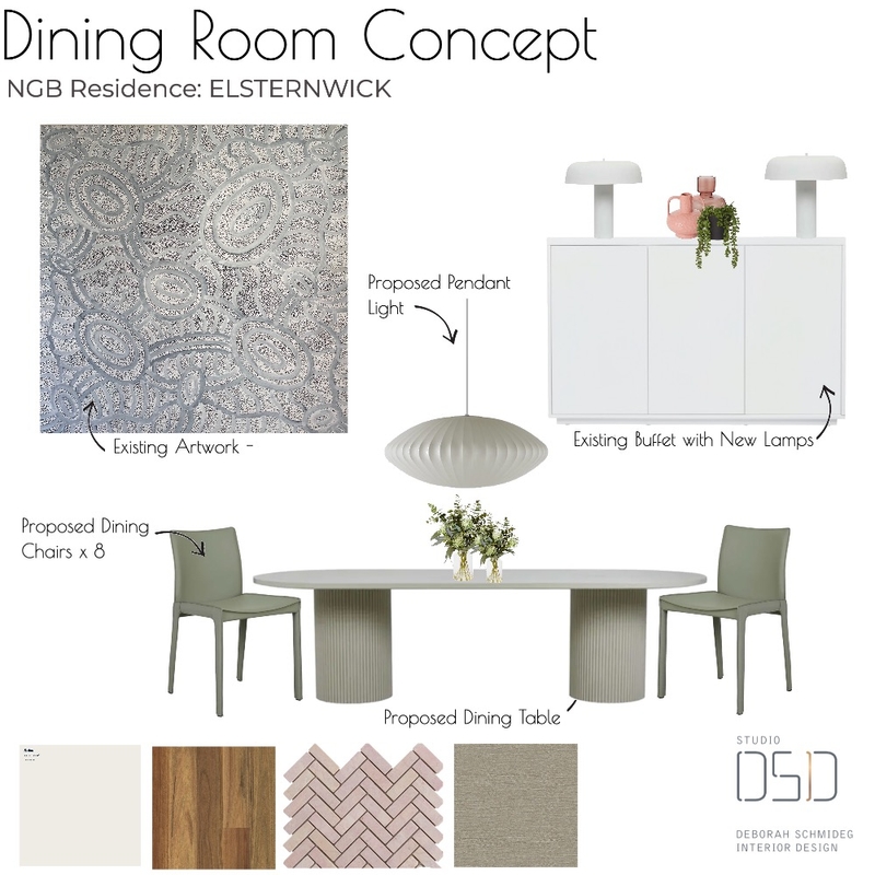 NGB Residence Dining Mood Board by Debschmideg on Style Sourcebook