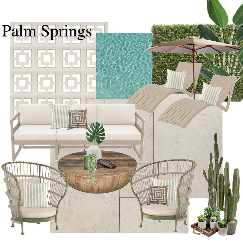 Palm Springs Mood Board by Katelyn Scanlan on Style Sourcebook