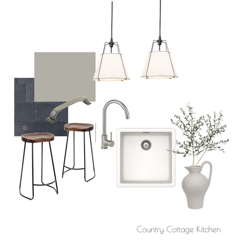 Country Cottage Kitchen 3. Mood Board by DKB PROJECTS on Style Sourcebook