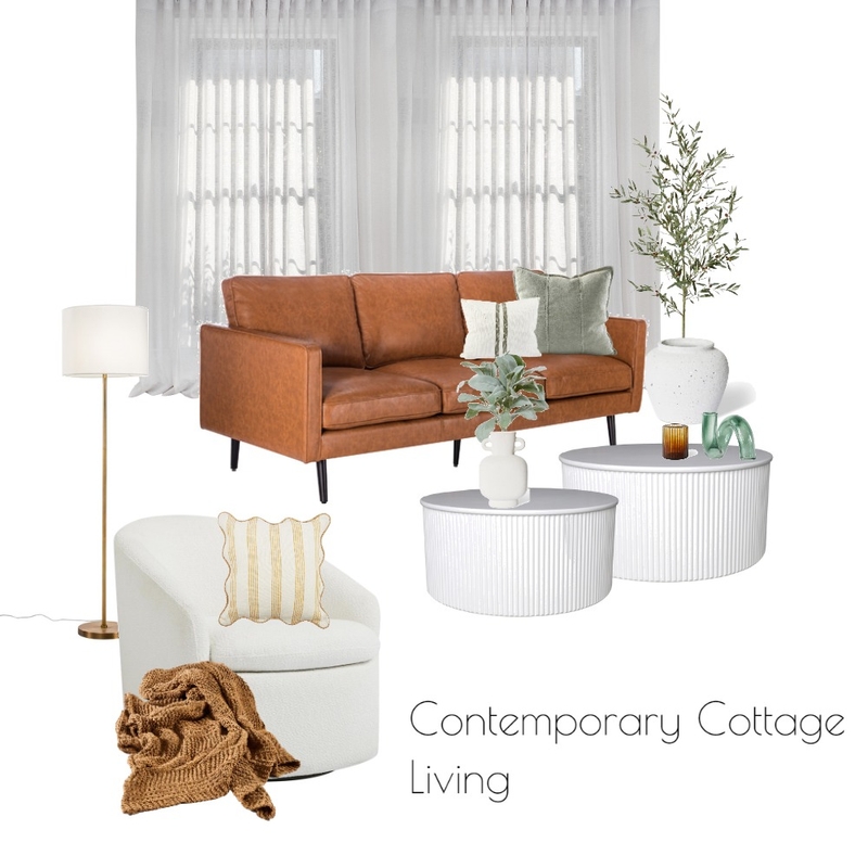 Contemporary Cottage Living Mood Board by DKB PROJECTS on Style Sourcebook