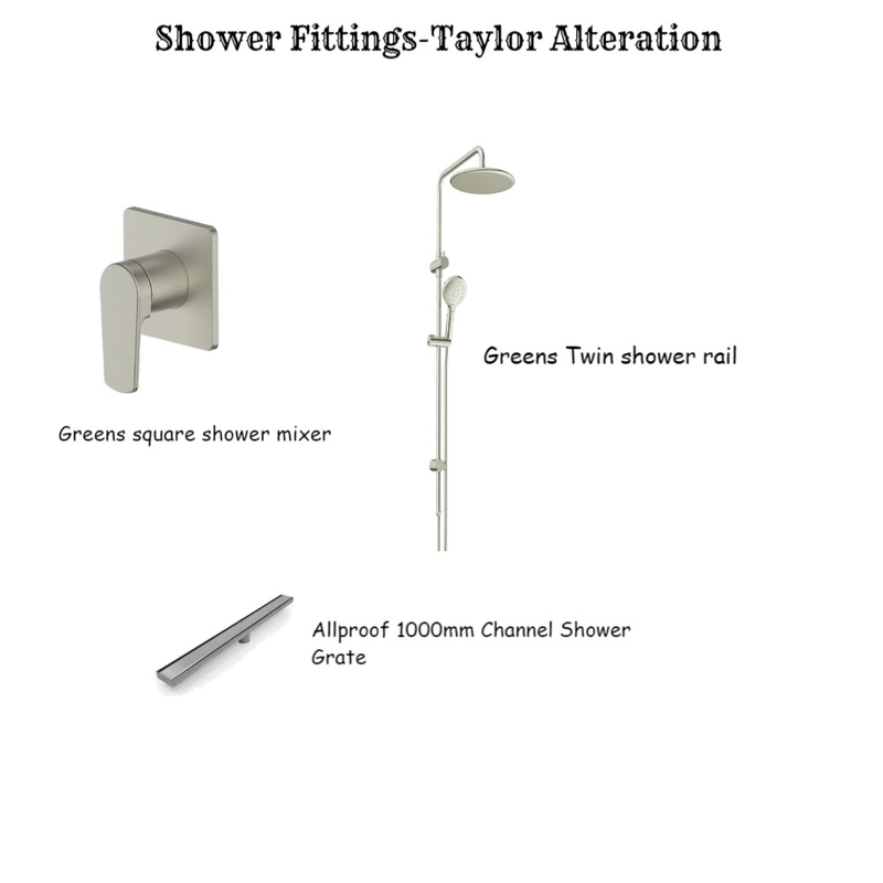 Taylor Shower Fittings Mood Board by Alison McEwan on Style Sourcebook