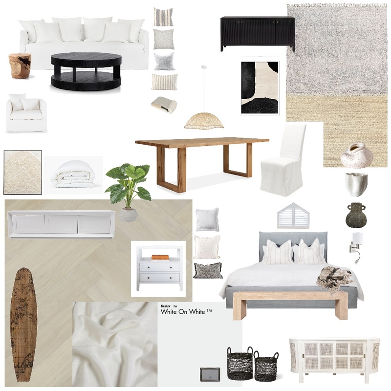 IDO03: Interior Schemes and visualisation Activity 7: Sample Board Mood Board by Jennifer Kapur on Style Sourcebook