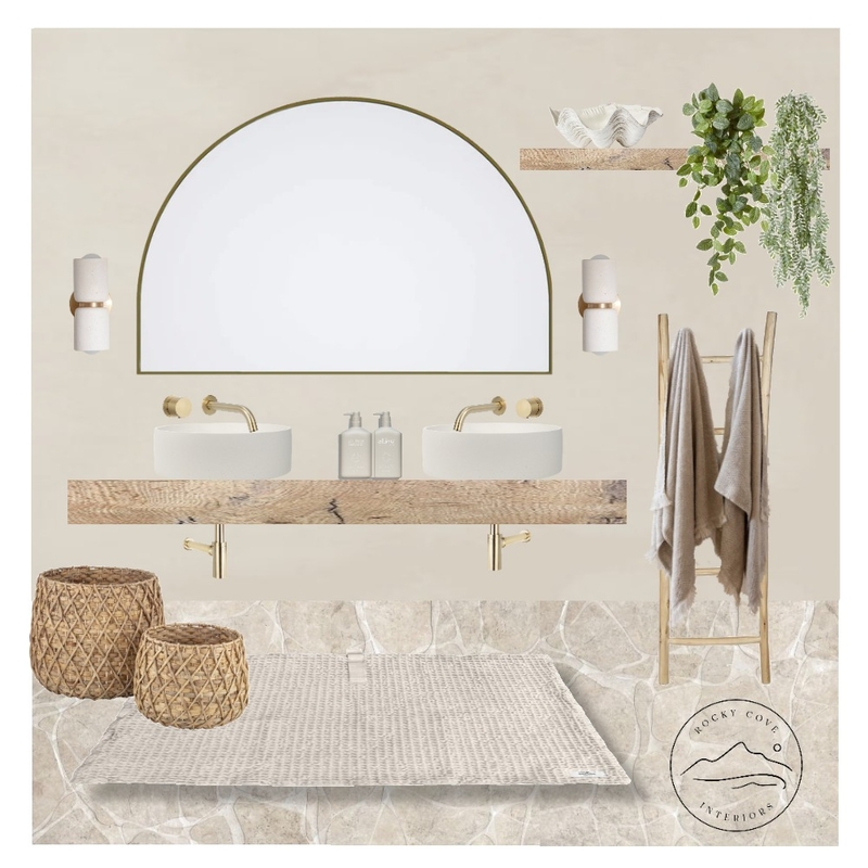 Minimalist Med bathroom Mood Board by Rockycove Interiors on Style Sourcebook