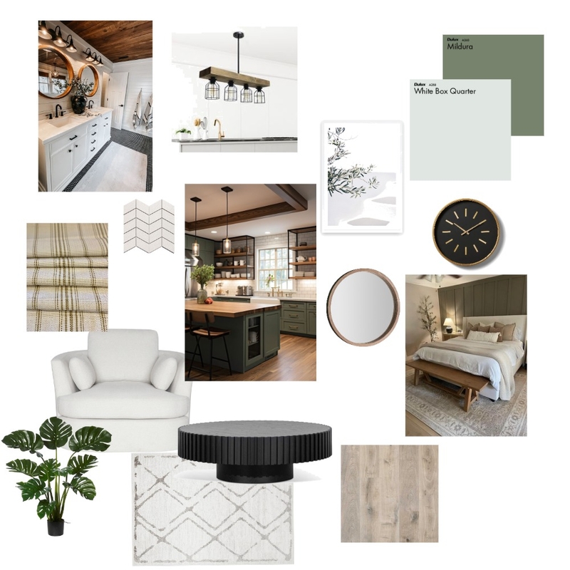 Modern Farmhouse Mood Board by kelsarae on Style Sourcebook