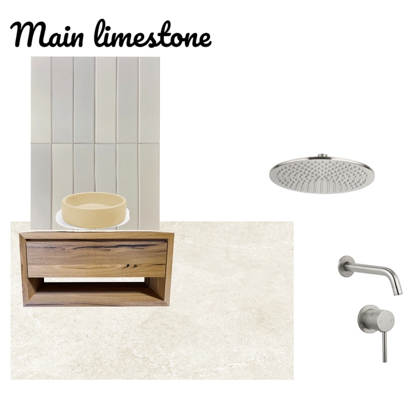 Main Bathroom - limestone Mood Board by banksiacottage on Style Sourcebook