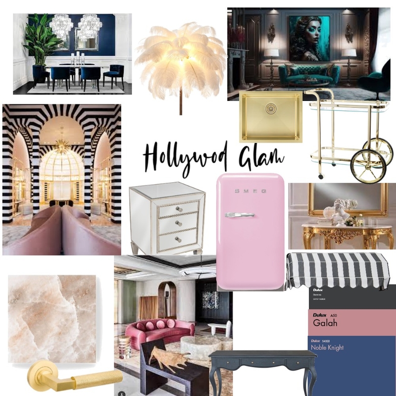 Hollywood Glam Mood Board by staycation on Style Sourcebook