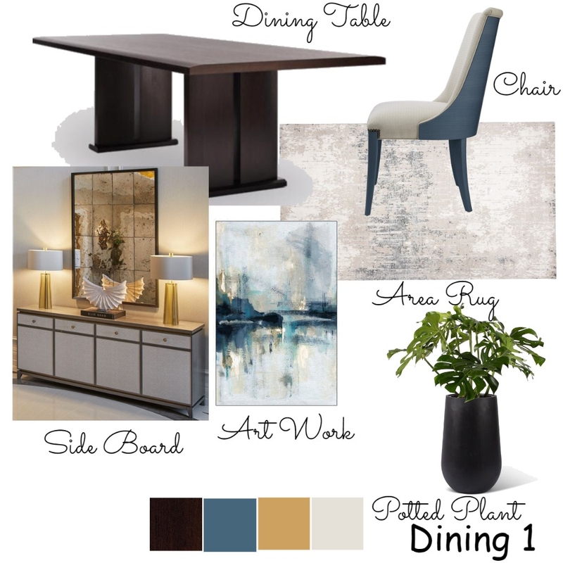 Dining 1 Mood Board by Oeuvre Designs 2 on Style Sourcebook