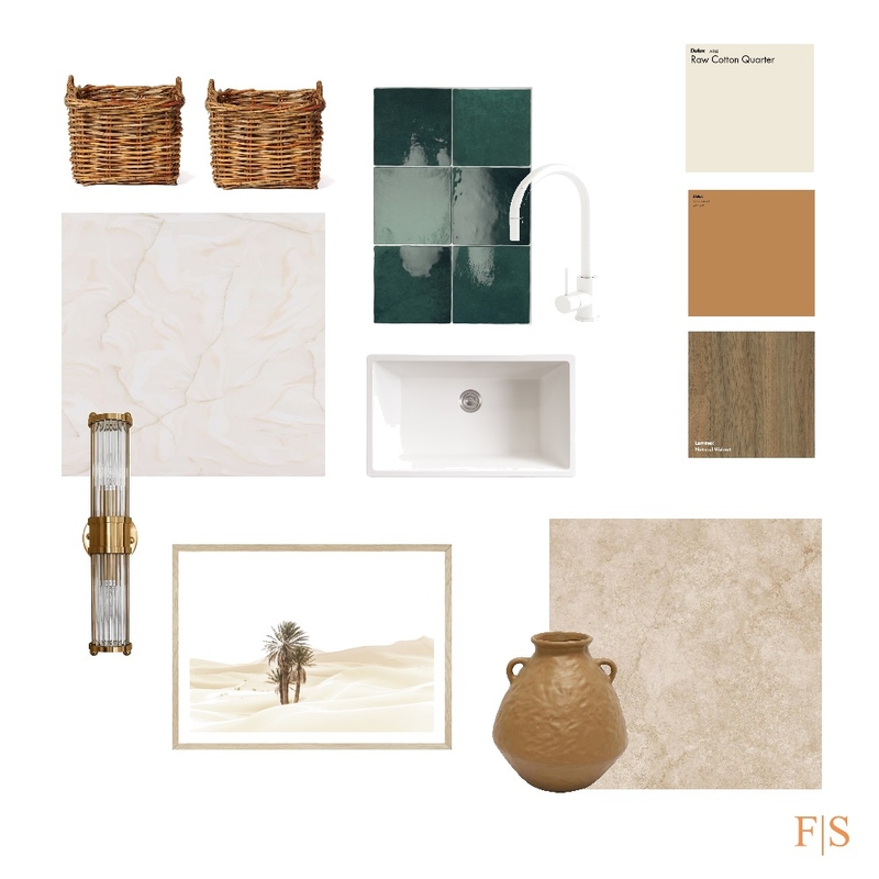 Laundry Mood Board by Fenton & Slate on Style Sourcebook