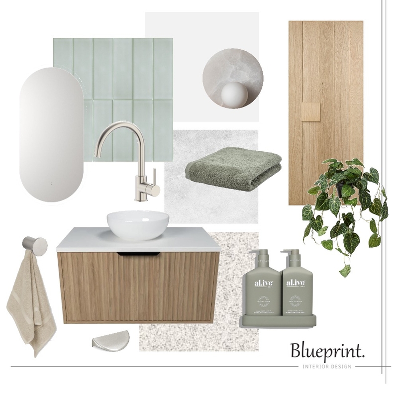 Verde Bathroom Mood Board by Blueprint Interior Design on Style Sourcebook