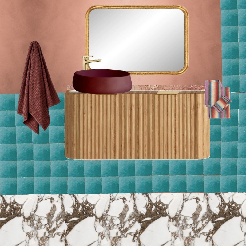 Bath - Rust & Marble & Aqua Mood Board by dl2407 on Style Sourcebook