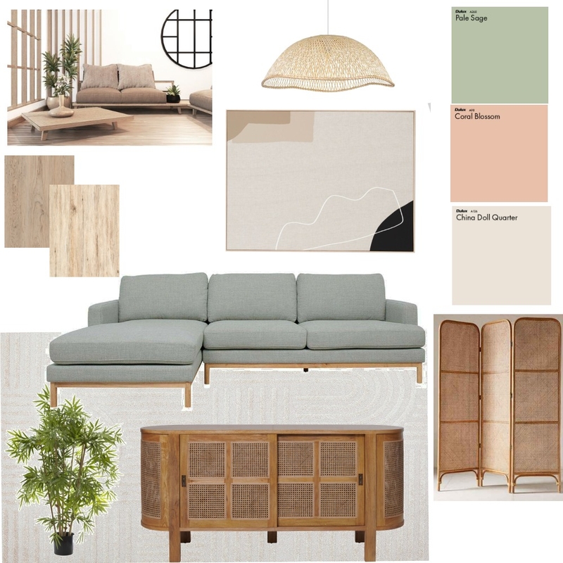 Japandi living room Mood Board by Emily Morris on Style Sourcebook
