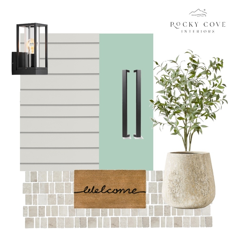 Front Entry with Mosaic tile Mood Board by Rockycove Interiors on Style Sourcebook