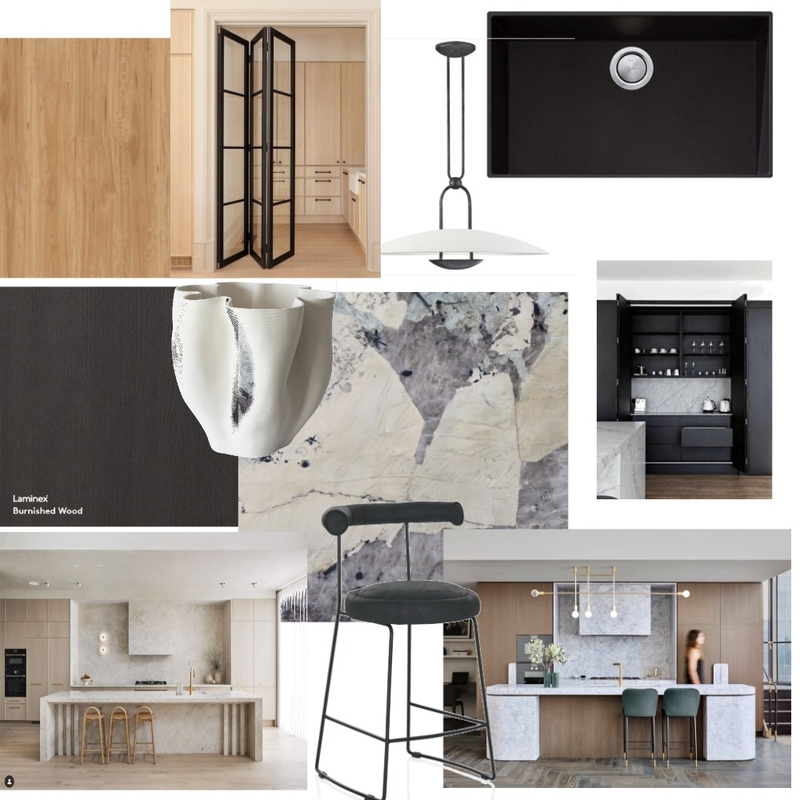 Moody Kitchen Mood Board by Bren on Style Sourcebook