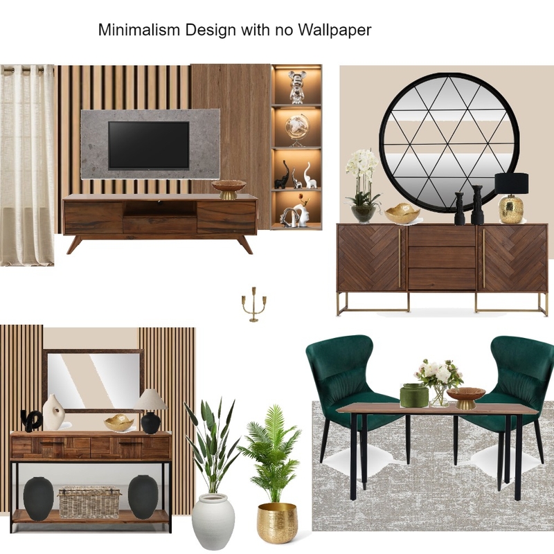 Minimalist Off white Curtains Design Color Scheme with No wallpaper Hanny Mood Board by Asma Murekatete on Style Sourcebook