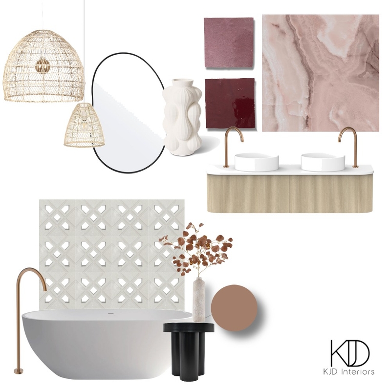 Luxe Bathroom Mood Board by KJD INTERIORS on Style Sourcebook