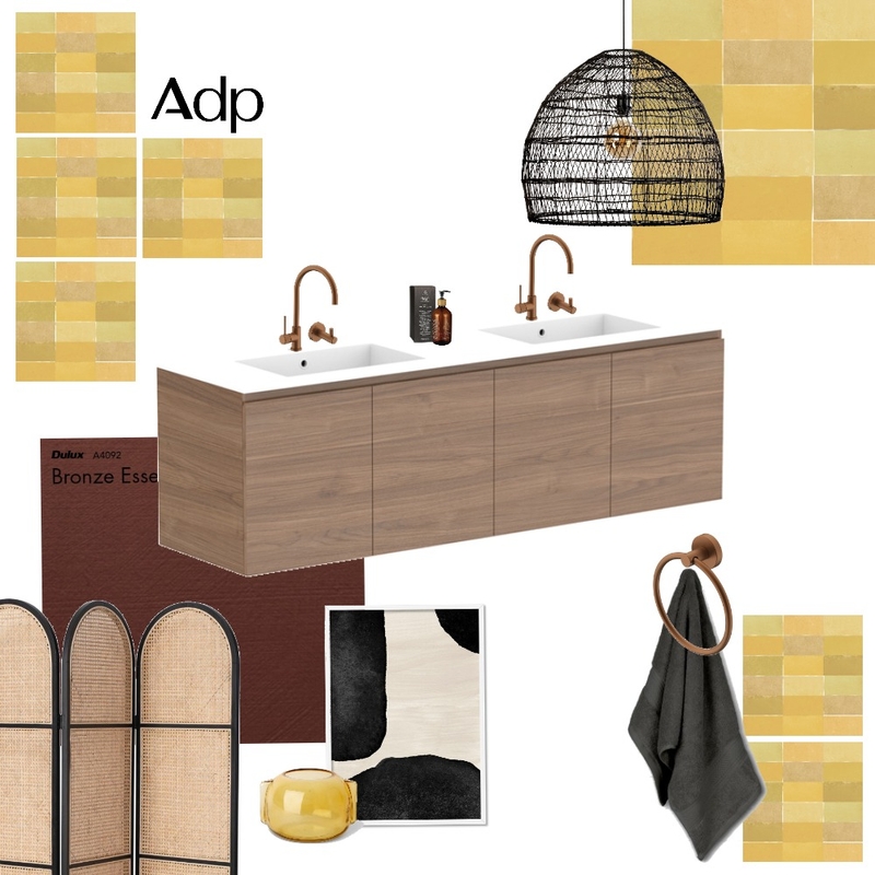Rustic Textures Featuring | ADP Glacier All-Door Vanity Mood Board by ADP on Style Sourcebook