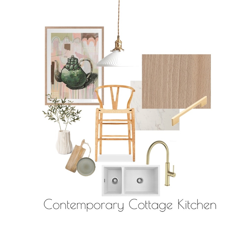Contemporary Cottage - Kitchen Mood Board by DKB PROJECTS on Style Sourcebook