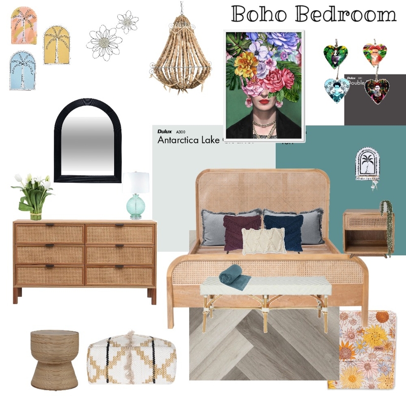Boho Bedroom Mood Board by Winter Sage Interiors on Style Sourcebook