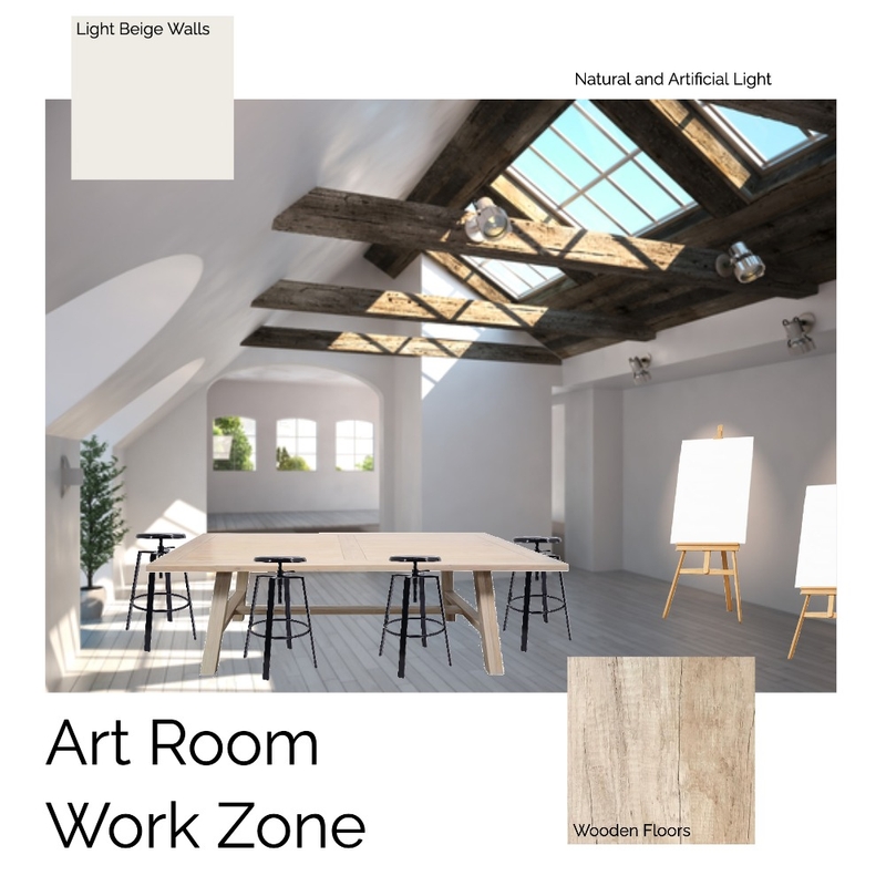 Art Room Work Zone Mood Board by Maria Jose on Style Sourcebook