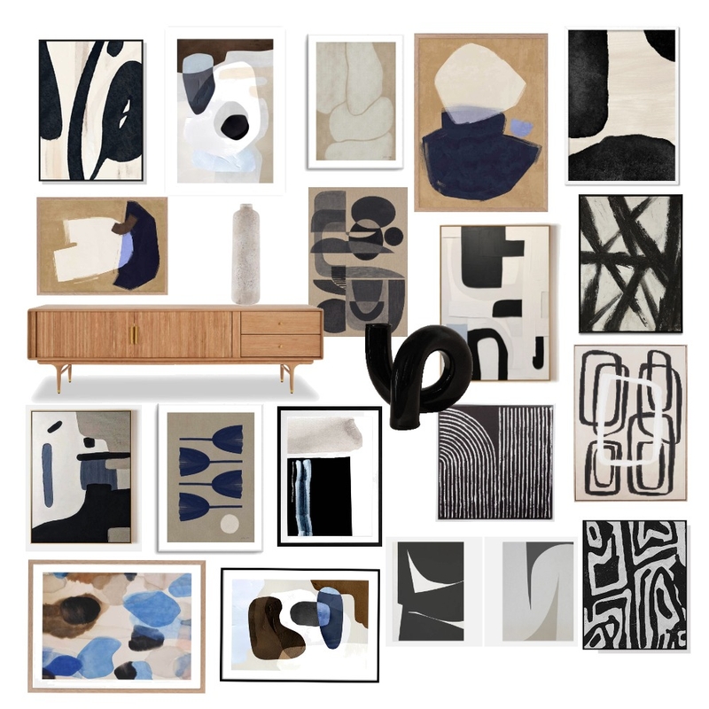 Browns and blues abstract Mood Board by erinmorgan__ on Style Sourcebook