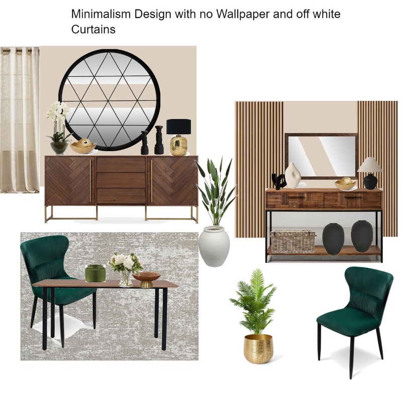 Mood Board Minimalist Off white Curtains Design Color Scheme with No wallpaper Hanny Mood Board by Asma Murekatete on Style Sourcebook