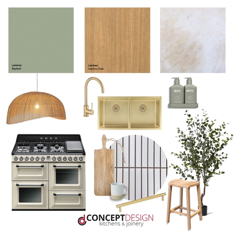 Green Kitchen Mood Board by Concept Design Kitchens & Joinery on Style Sourcebook