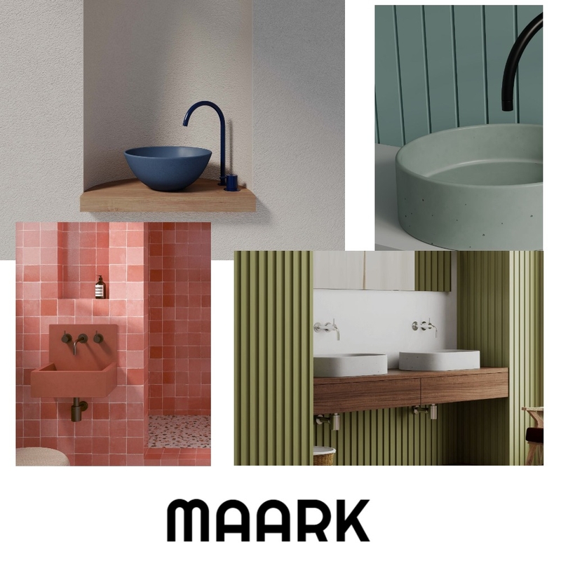 Coloured Concrete Basins Australia Mood Board by Maark on Style Sourcebook