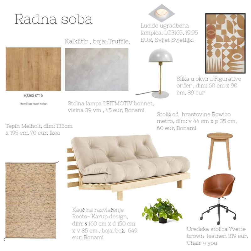 Radna soba Tramontana Mood Board by acikovic on Style Sourcebook