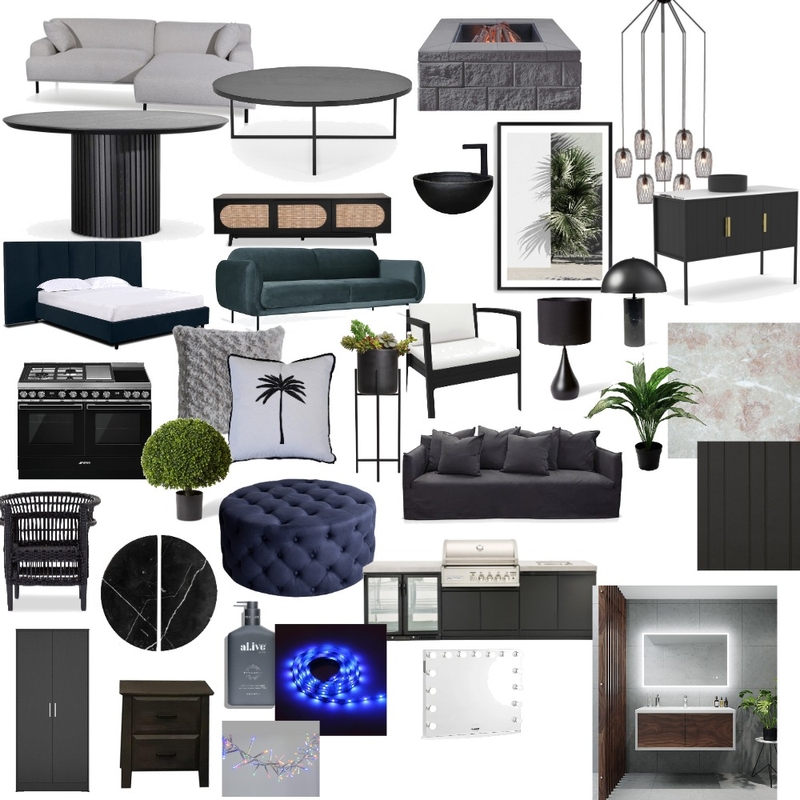 BLACK HOUSE Mood Board by ijavo0 on Style Sourcebook