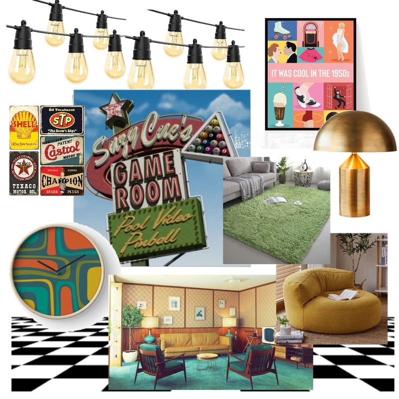 50s youth room Mood Board by darcievoorhees on Style Sourcebook