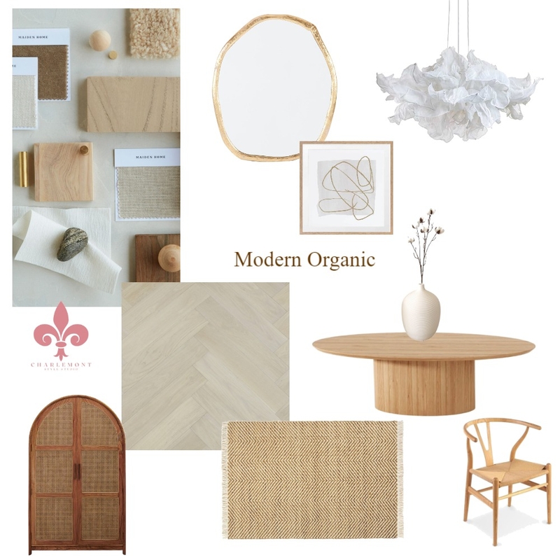 Modern Organic Mood Board by Charlemont Style Studio on Style Sourcebook