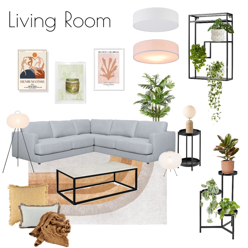 Nick's Apt - Living Room Mood Board by Libby Malecki Designs on Style Sourcebook