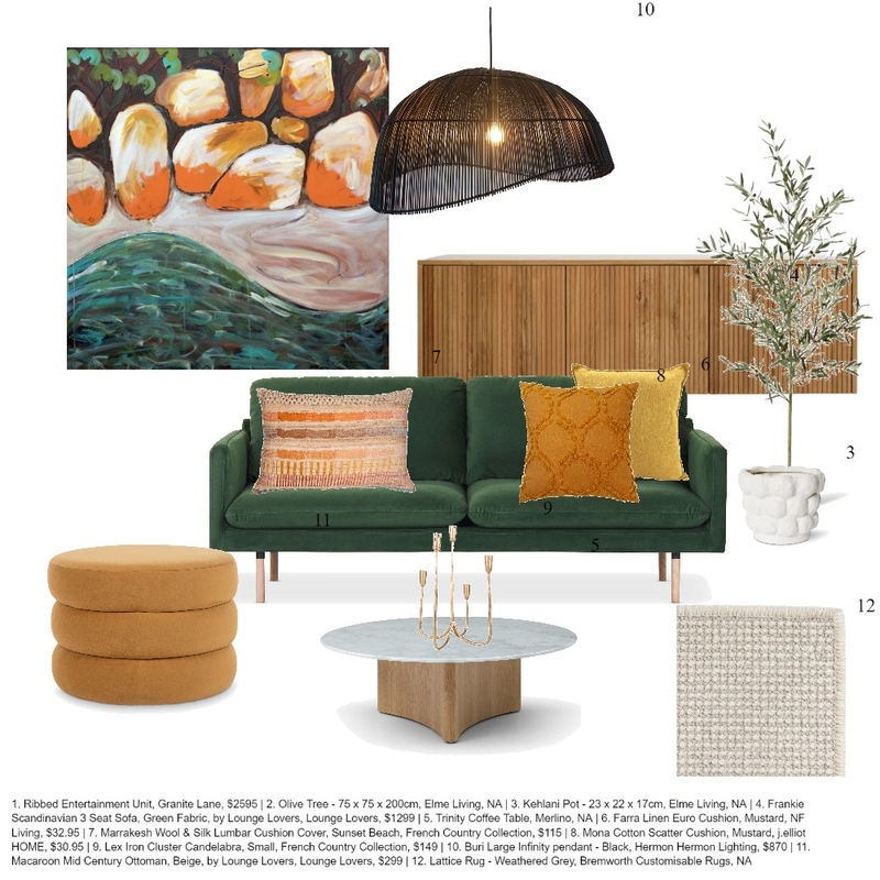 Living Room Mood Board by Aurelie on Style Sourcebook