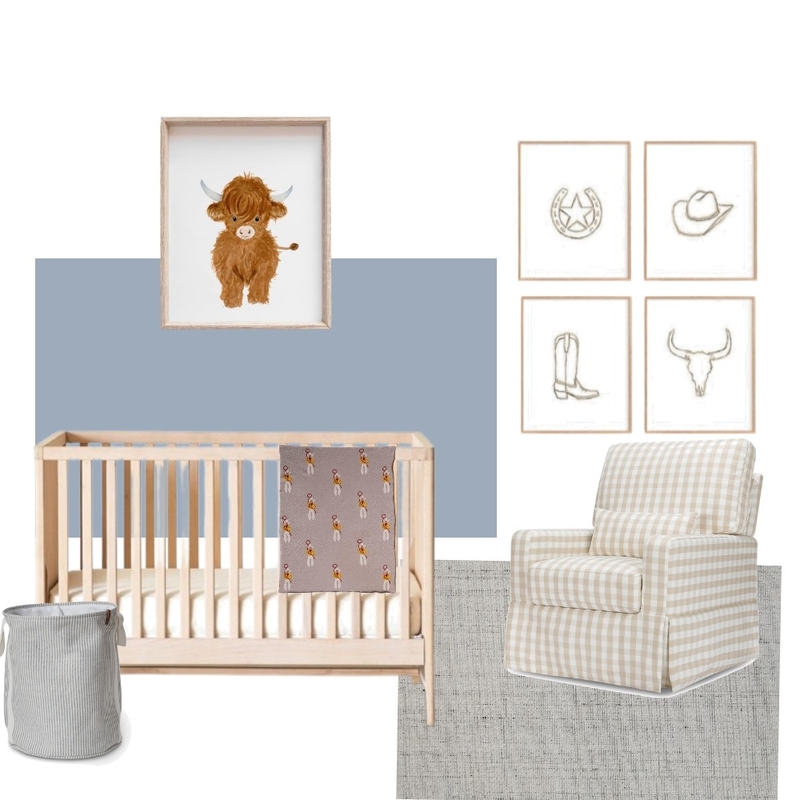 P's Cowboy Nursery Mood Board by Lauryn Nelson on Style Sourcebook