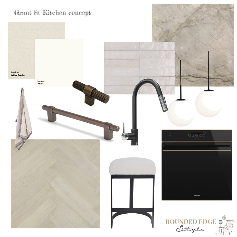 Grant St Kitchen Concept Mood Board by roundededgestyle on Style Sourcebook